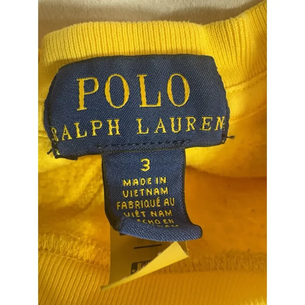Ralph Lauren Polo Children’s Sweater Size 3 Yellow